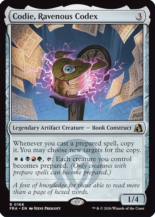 Codie, Ravenous Codex