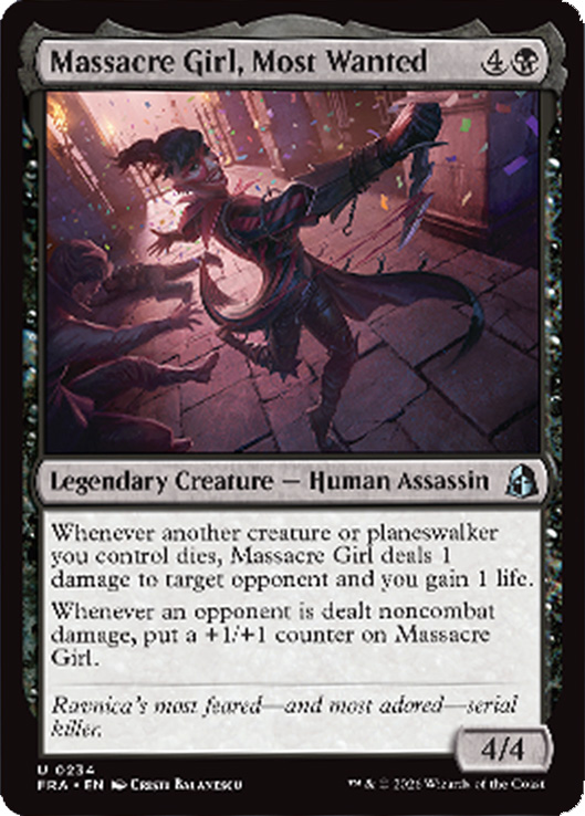 Massacre Girl, Most Wanted