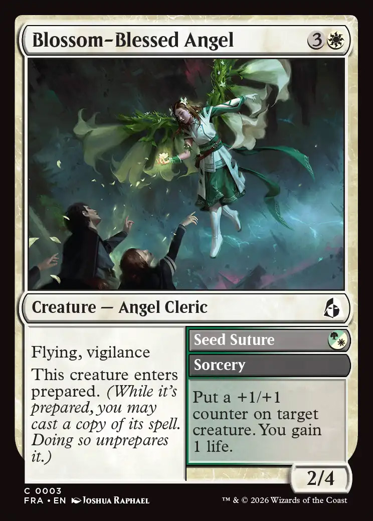 Blossom-Blessed Angel