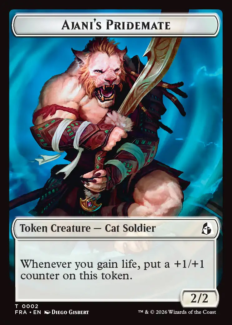 Ajani's Pridemate Token