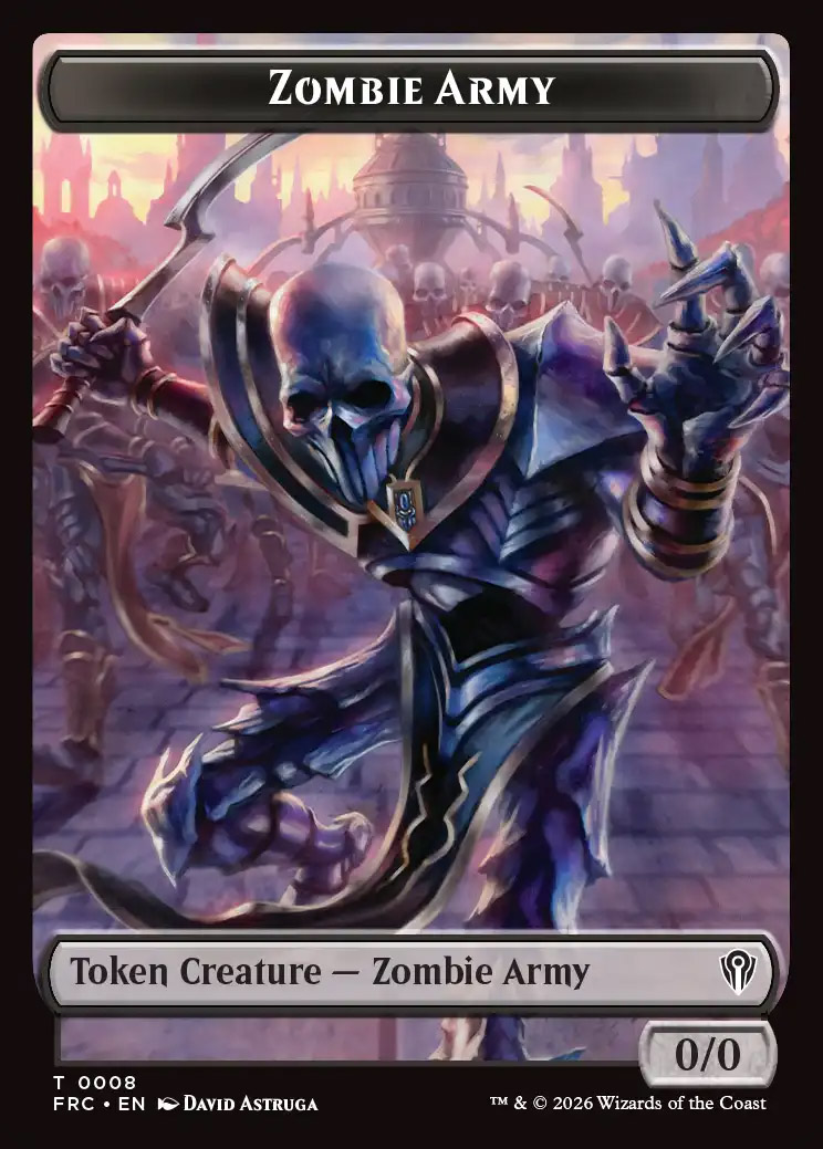 Zombie Army Token // Goblin Token