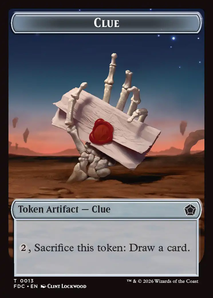 Clue Token // Spirit Token