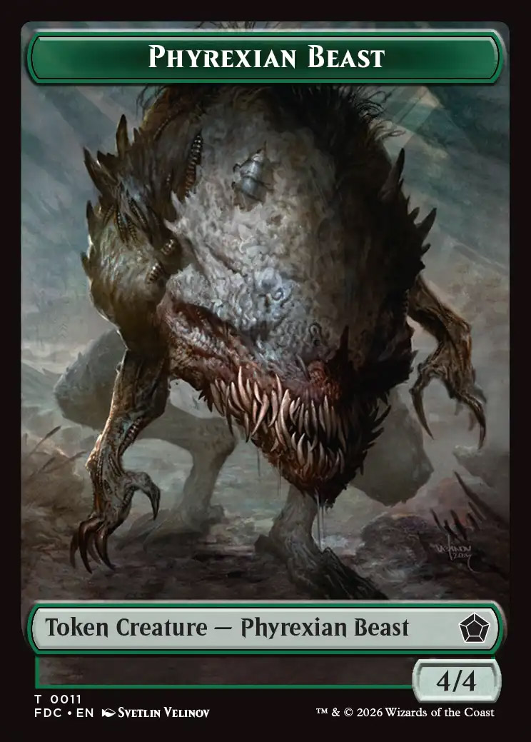 Phyrexian Beast Token // Beast Token