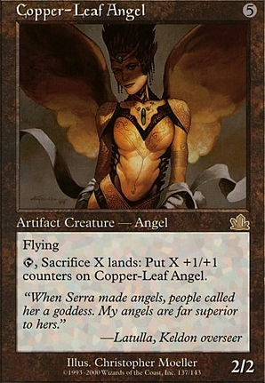 Copper-Leaf Angel