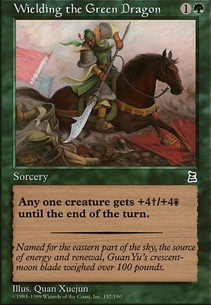 Wielding the Green Dragon