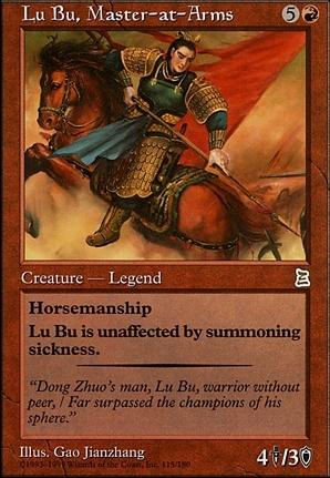 Lu Bu, Master-at-Arms