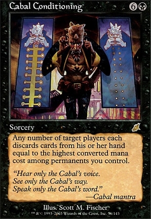 Cabal Conditioning