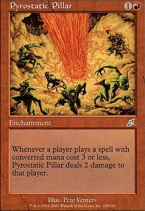 Pyrostatic Pillar